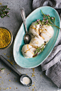 Salted-Honey-Chamomile-Frozen-Yogurt-with-Bee-Pollen-5-598x900