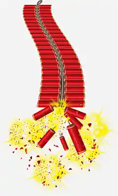 新年炮竹喜庆中国风素材下载