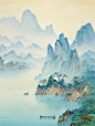 AI绘画| 东方美学 山水间的诗意流转 咒语 - 小红书