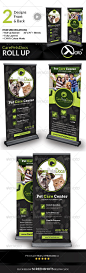 Care Pets Docs Veterinary Roll Up Banner - Signage Print Templates