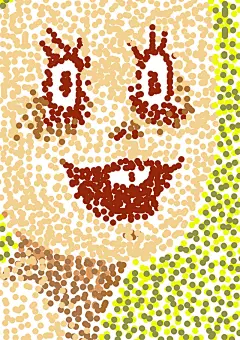 西瓜炒面  的插画 森林男孩与火焰女孩