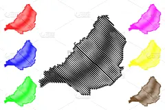 阿拉巴马州,国内著名景点,边界,现代,草图,城市,乱画,剪影