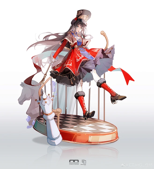 游戏二次元美女插画原话美术设计素材-优优CG素材社 (5901)-花瓣网