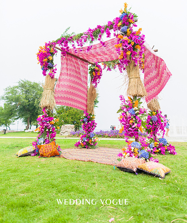 东南亚风格户外婚礼-婚礼仪式区-婚礼图片...