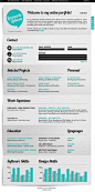 30+ Excellent Resume Designs for Inspiration - Bloom Web Design