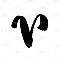 白羊座,干的,壁纸刷,标志,分离着色,白色,符号,概念,图像,预言家