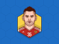 # Igor Akinfeev igor akinfeev vector illustration football adidas avatar fifa world cup