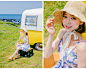 파도를 부르고 dress by 츄(chuu) : ★단독입고★러블리~♡사랑스럽고 예쁜 플라워패턴!!적당한 파임으로 단독&티셔츠와 매치도 좋아요! 지금부터 바캉스까지  쭈욱 입어주세요_♡                                                                                                                              