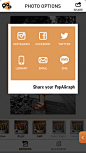 PopAGraph照片编辑手机应用界面设计，来源自黄蜂网http://woofeng.cn/mobile/ 