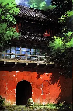 走近宫崎骏御用场景设计师男鹿和雄_CG插画控_新浪博客