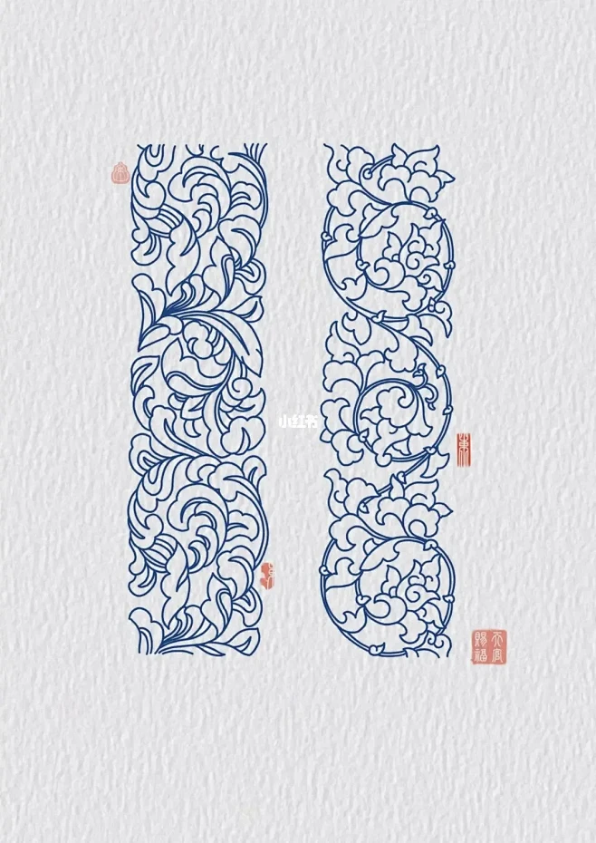 传统图案纹样‖卷草纹回归中-花瓣网