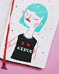 Sketchbook - Girls on Behance