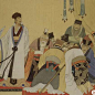 舌战群儒（《三国邮票》第三组）_《三国演义》第三组_戴宏海作品展_戴宏海在线作品_戴宏海官方网站-雅昌艺术家网