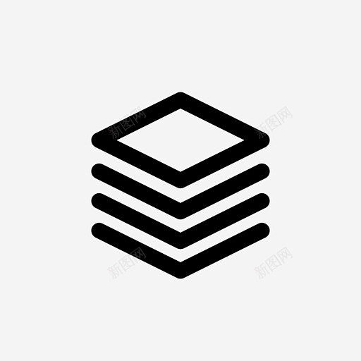 层堆栈图标页 icon 标识 标志 UI图标 设计图片 免费下载 页面网页 平面电商 创意素材