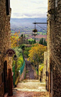 Lanterns, Assisi, Italy photo via susana