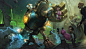 League of Legends - Victorious Blitzcrank Splash Illustration, Forrest Imel : Here is another splash illustration done for League of Legends. Thanks again to West Studio and Mingchen Shen for the opportunity to work on these, I really love the freedom and