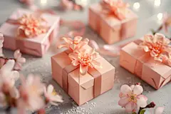 有趣的情人节礼物礼品盒摄影图片