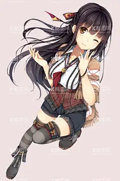 动漫  - 源文件下载【酷图网】动漫,女孩,二次元,萌,可爱,卡通动漫,卡通人物,