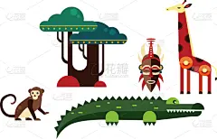 猴子,动物,非洲,野外动物,天气,华丽的,几何形状,多样,野生动物,哺乳纲