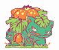 crayonchewer:

OFFICIAL POKéNAUT CRAYONCHEWER REPORTING FOR DUTY.
And here to usher in this glorious new promotion is the Bulbasaur family: my very first Pokemon ever!