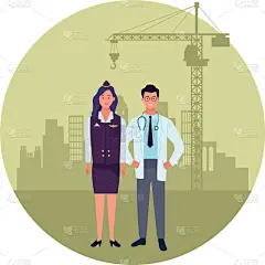 劳动节,漫画,九月,国内著名景点,商务,专业人员,多样,庆祝,招聘,问候