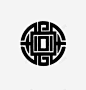 黑色简洁古代铜钱 创意素材