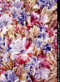 水彩花卉纺织图案