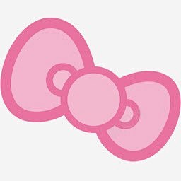 HelloKitty卡通粉红蝴蝶结 平面...