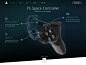 PS 3D/Web Concept space web cinema 4d keyshot 3d game controller play station