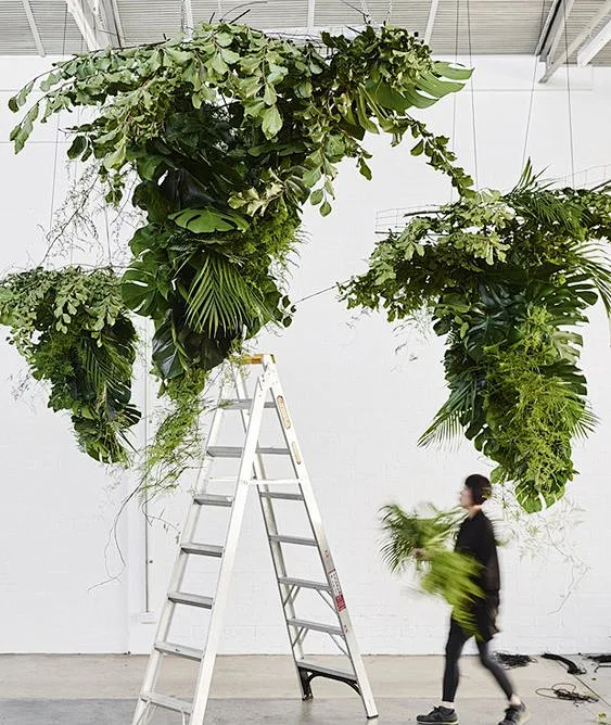 On the cusp of my last post, these stunning botanical installations are ...