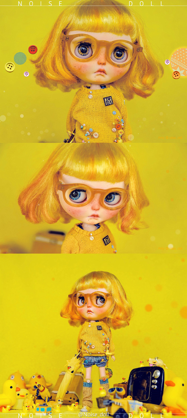 #blythe改娃#  丑小鸭主题，不高...