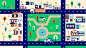 design ILLUSTRATION  adobe illustrator maps Travel Nature Landscape map