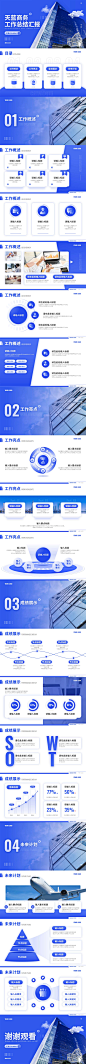 天蓝商务工作总结汇报PPT设计师天蓝商务工作总结汇报PPT