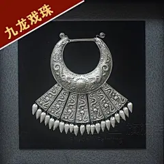 影子畫 苗銀畫中式掛畫苗族銀飾畫民族風 苗銀裝飾畫客廳三聯畫-淘寶網@北坤人素材