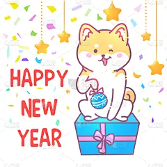 自然美,贺卡,可爱的,亚洲,商务,狗,问候,庆祝