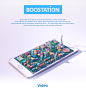 Boostation : Boostation is an app for Android smartphones, which is basically cleans phone and makes it work faster. Сlient wanted to make video in low poly style, and that was an interesting experience for us. The main idea, that we’ve came up to, was to