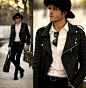 Boda Skins Leather Jacket, Similar Here  > Wide Brim, Raybans