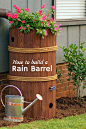 Build Your Own Rain Barrel - #diy #gardening #dan330 http://livedan330.com/2015/04/12/how-to-build-a-rain-barrel/: 