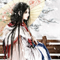 『格式无爱』【自截古风】弹一曲伊人的泪作，谱一首千年的执着._动漫头像吧_百度贴吧