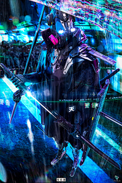 Asina丿采集到赛博朋克