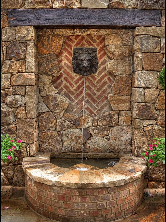 Wall fountain design