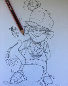 快手影像设计组采集到插画-涂鸦