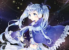 pixiv#二次元#动漫#游戏#ACG#少女#插画#头像#唯美#意境#治愈#初音未来#世界第一公主殿下#v家