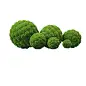 仿真苔藓球绿色青苔球植毛球植毛草球石块草坪植绒草球橱窗装饰球-淘宝网