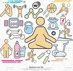 53号线性化手绘生活通讯学习旅游金融贸易AI矢量设计素材源文件-淘宝网