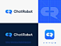 C+R Logo Explorations unused logo creative agency monogram negative space logo construction logo grid app icon mobile app messenger robotics robot cross plus chat bubble chat r logo c logo identity branding logo