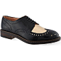 ROBERT CLERGERIE Roelh leather brogues (Black