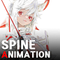 OC_Abyssknight_Spine 2D Animation, Han_seryun : OC_Abyssknight _ by AGOTO