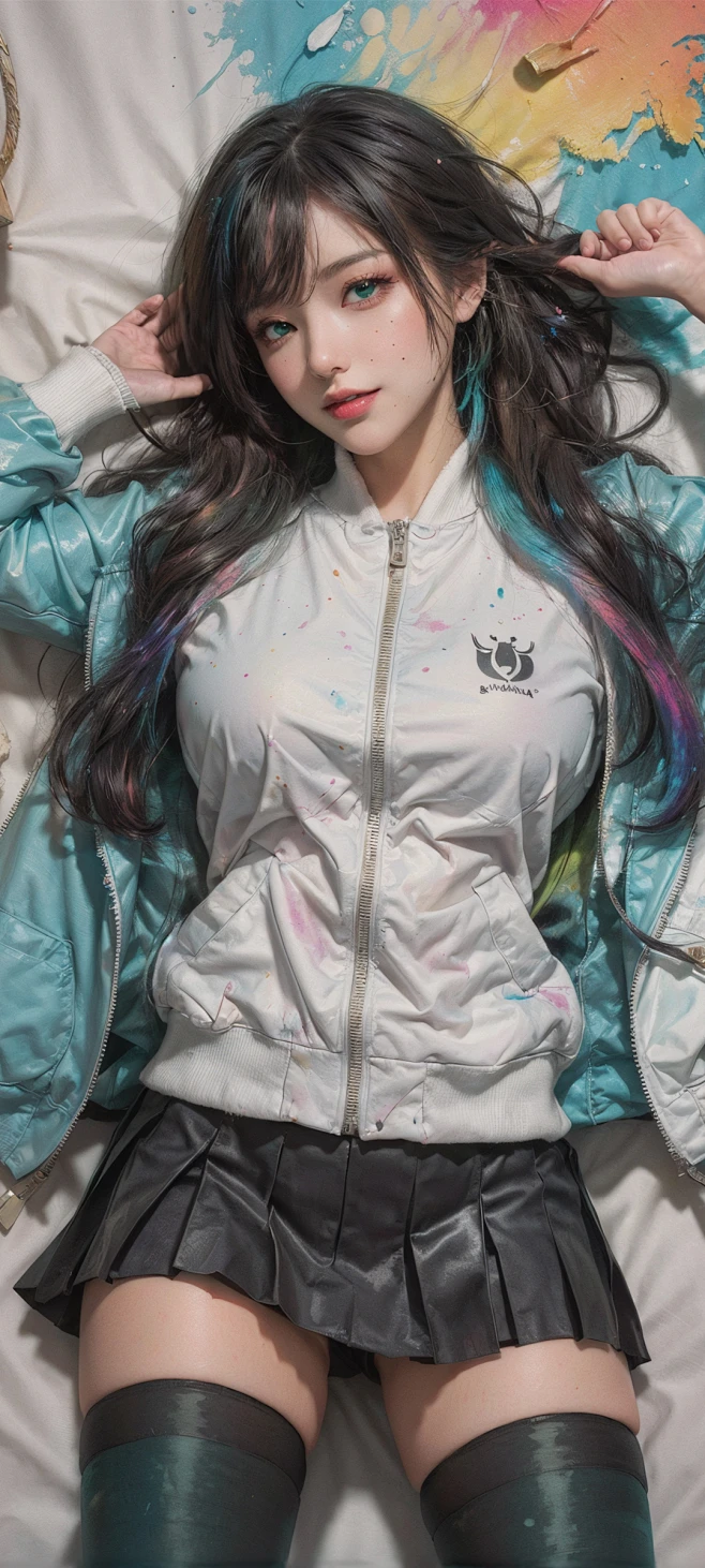赛博color动漫美女手机背景图壁纸_彼岸壁纸-花瓣网