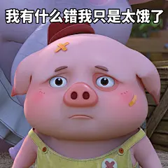 探探猫表情包：我有什么错？我只是太饿了……06